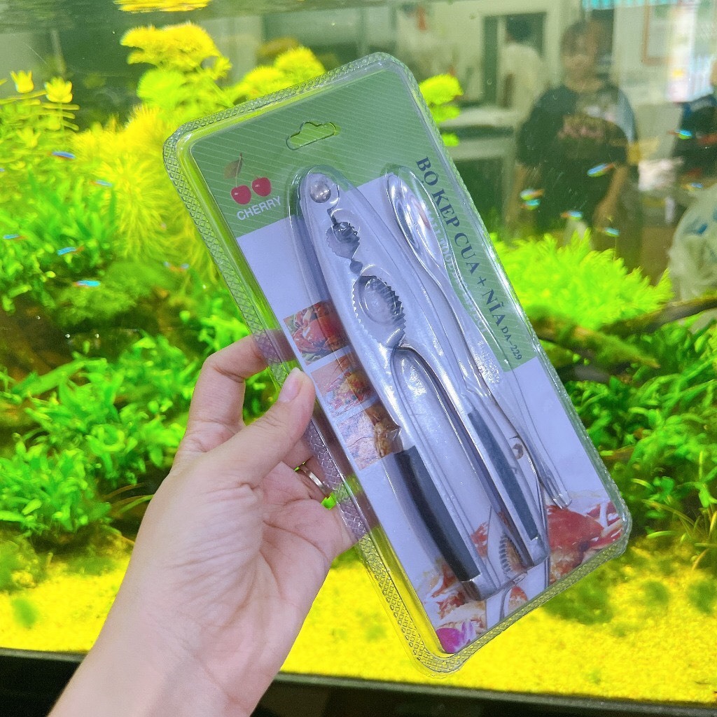 Bộ kẹp càng cua và lấy thịt hải sản CHERRY Cao Cấp - Bộ kẹp+nĩa