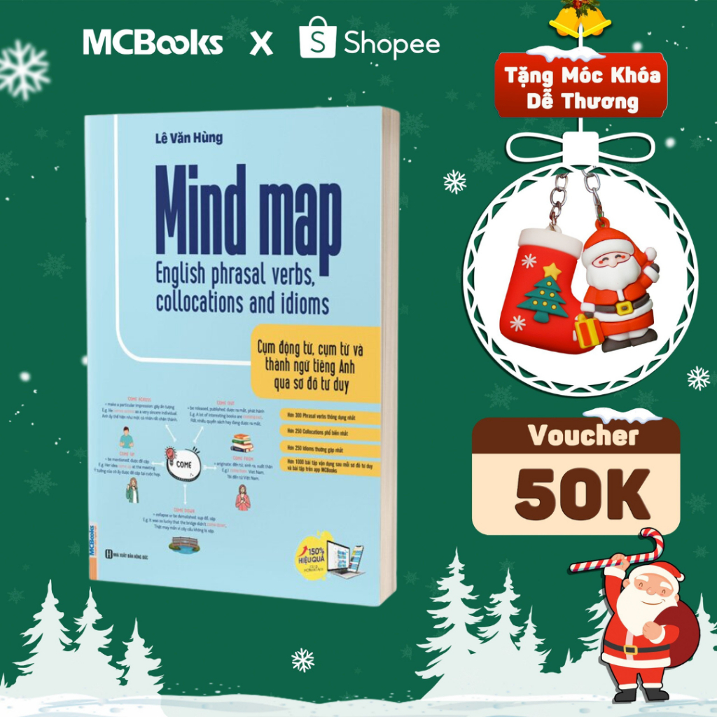 Sách - Mind map English phrasal verbs, collocations and idioms ...
