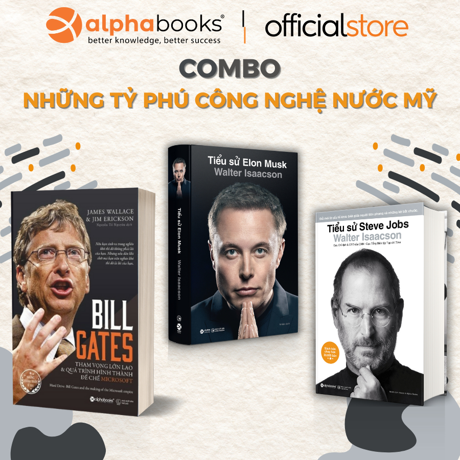 Sách - Lẻ/Combo Những Tỷ Phú Công Nghệ Nước Mỹ: Tiểu Sử Elon Musk ...