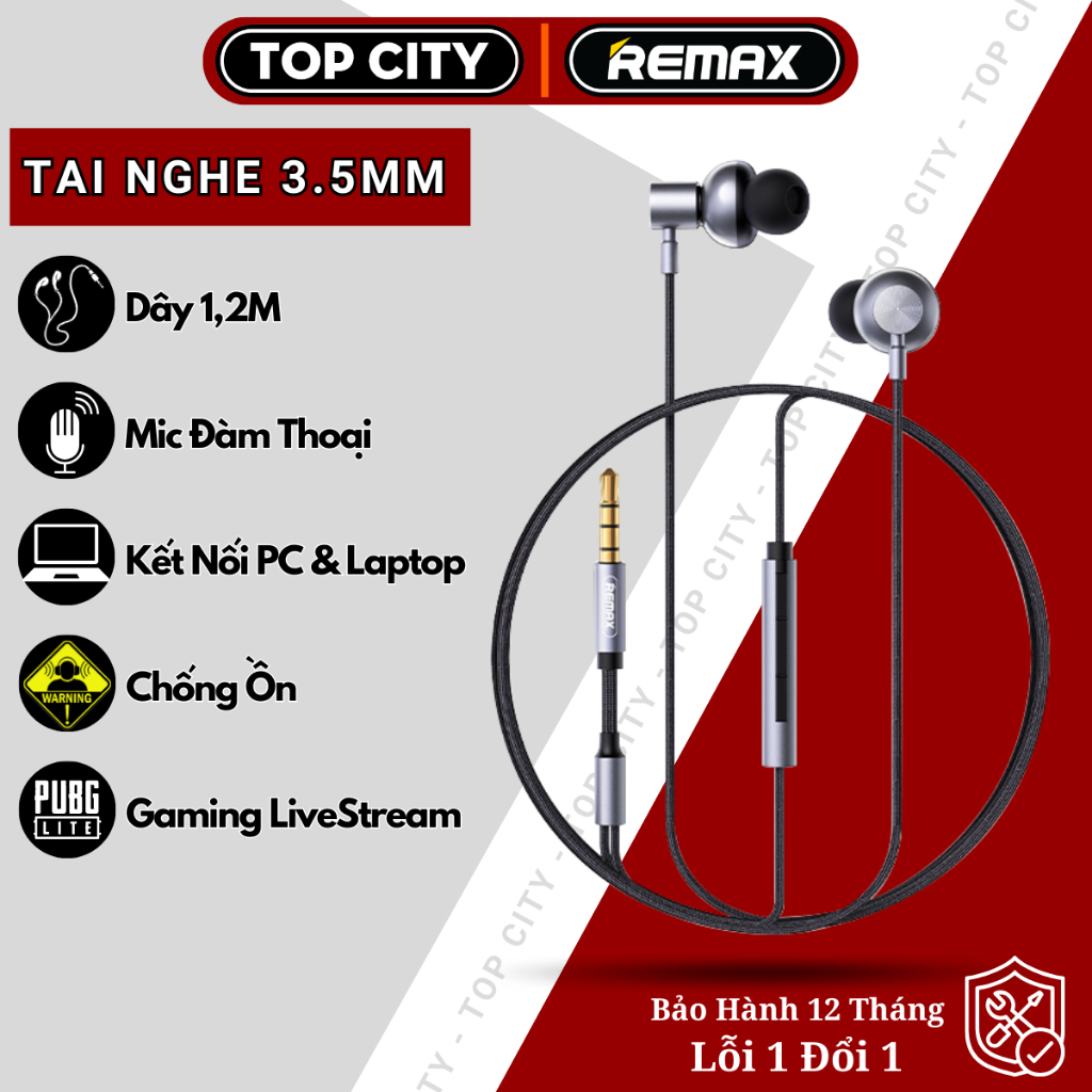 Tai Nghe Có Dây 3.5mm Gaming Remax RM-730 Super Bass Chống Ồn Hiệu Quả ...