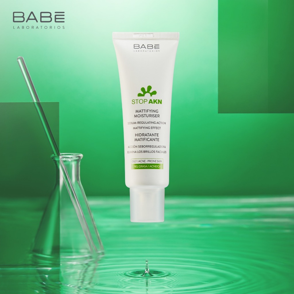 Ảnh Kem dưỡng cho da dầu mụn Laboratorios BABÉ Stop Akn Mattifying Moisturiser 50ml 3