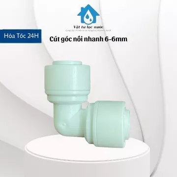Cút nối nhanh 6-6 💥 CHÍNH HÃNG 💥 cút nối dành cho máy lọc nước, cút nối nhỏ gọn