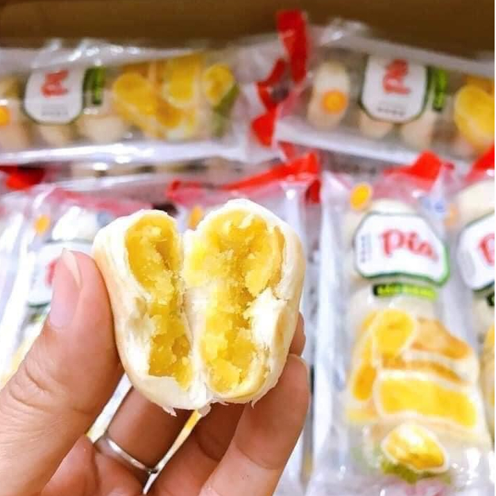 Bánh pía sầu riêng mini gói 100g (5 bánh nhỏ) đồ ăn vặt yoyo | Shopee ...