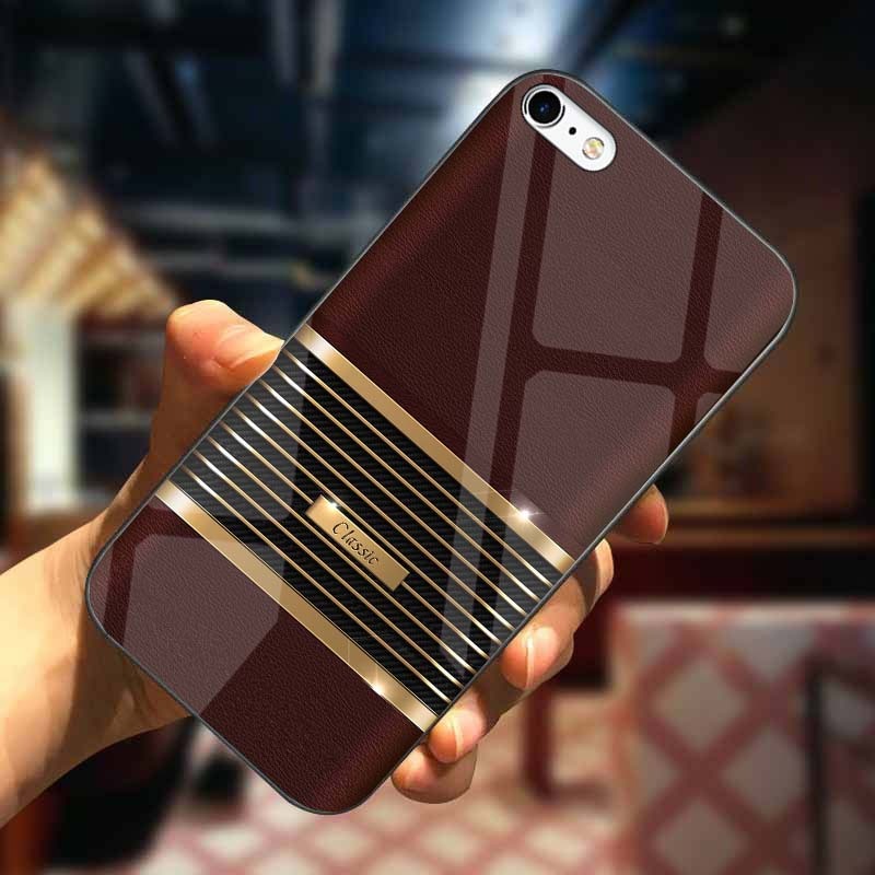 Ốp Lưng IPHONE 6, 6S, 6 PLUS, 6S PLUS Mặt Lưng Kính Cường Lực Sáng Bóng