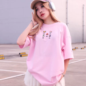 Áo thun cao cấp Santa Balloon Tee White/Pink/Blue local brand C'est La Vie áo thun form rộng in nổi