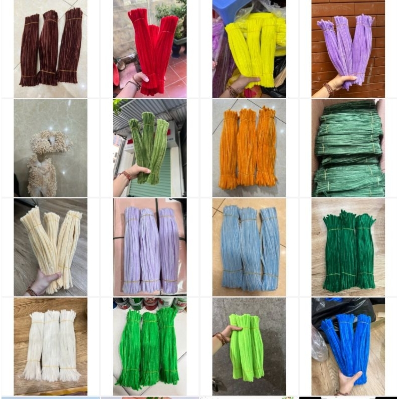 Lọai 1 Dày Mịn -  Kẽm Nhung Làm Hoa, Làm Phụ Kiện Handmade, Diy
