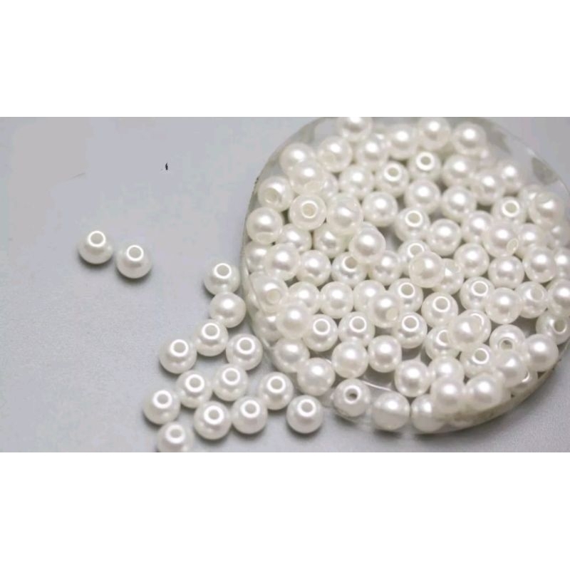100 Hạt Ngọc Giả Trai Sáng Đẹp Trang Trí Hoa , Xâu Vòng, Làm Đồ Handmade