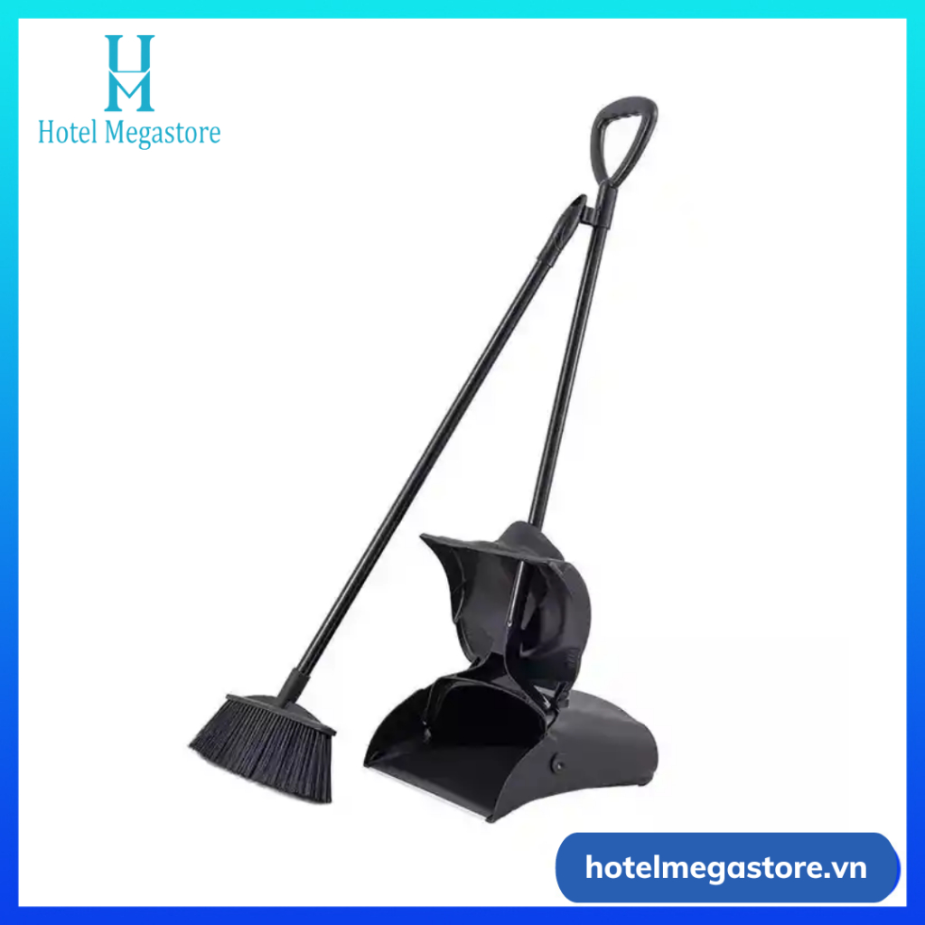 Bộ ky rác - chổi quét đen | Shopee Việt Nam