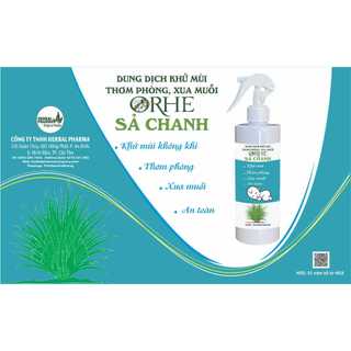 Xịt thơm phòng khử mùi Xua Muỗi ORHE sả chanh CHAI 500 ML