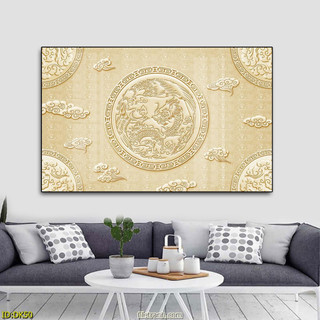Tranh Treo Tường Điêu Khắc 3D (60x90cm) - Tranh Laminate Tráng Gương