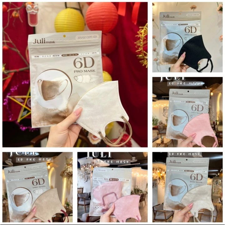 [Mua 100cTặng 20c] chiếc Khẩu trang 6D Promask Mẫu Thời Trang Mới Cực Sang, Xịn, Mịn