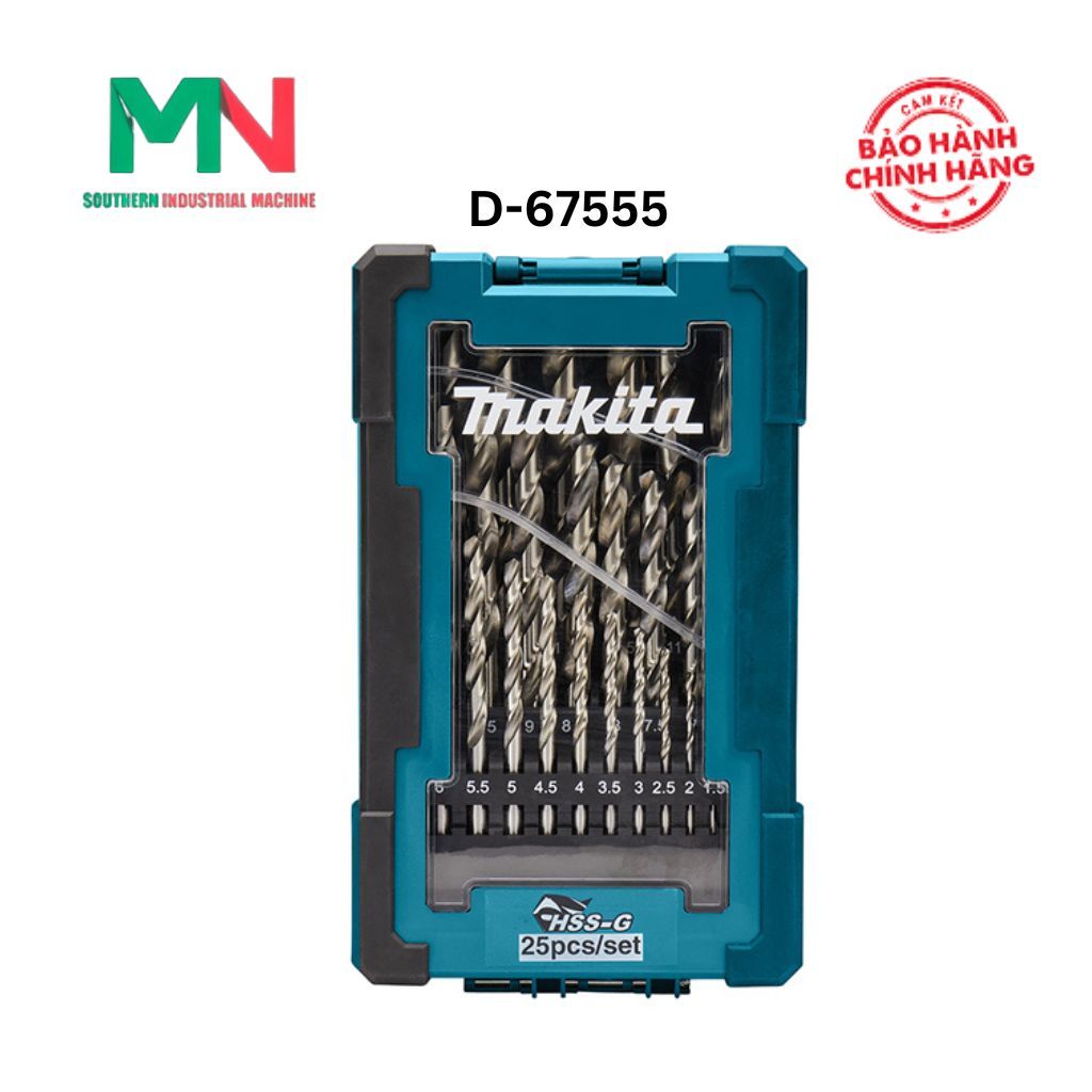 Bộ mũi khoan kim loại HSS-G MAKITA D-67549, D-67555 - CHÍNH HÃNG ...