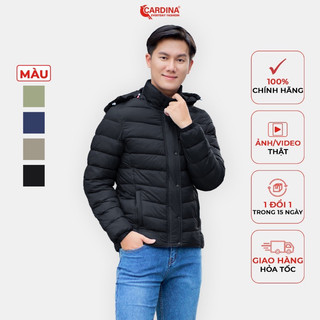 Áo phao nam CARDINA chần bông siêu nhẹ cản gió chống nước phom dáng trẻ trung năng động 4PNM01