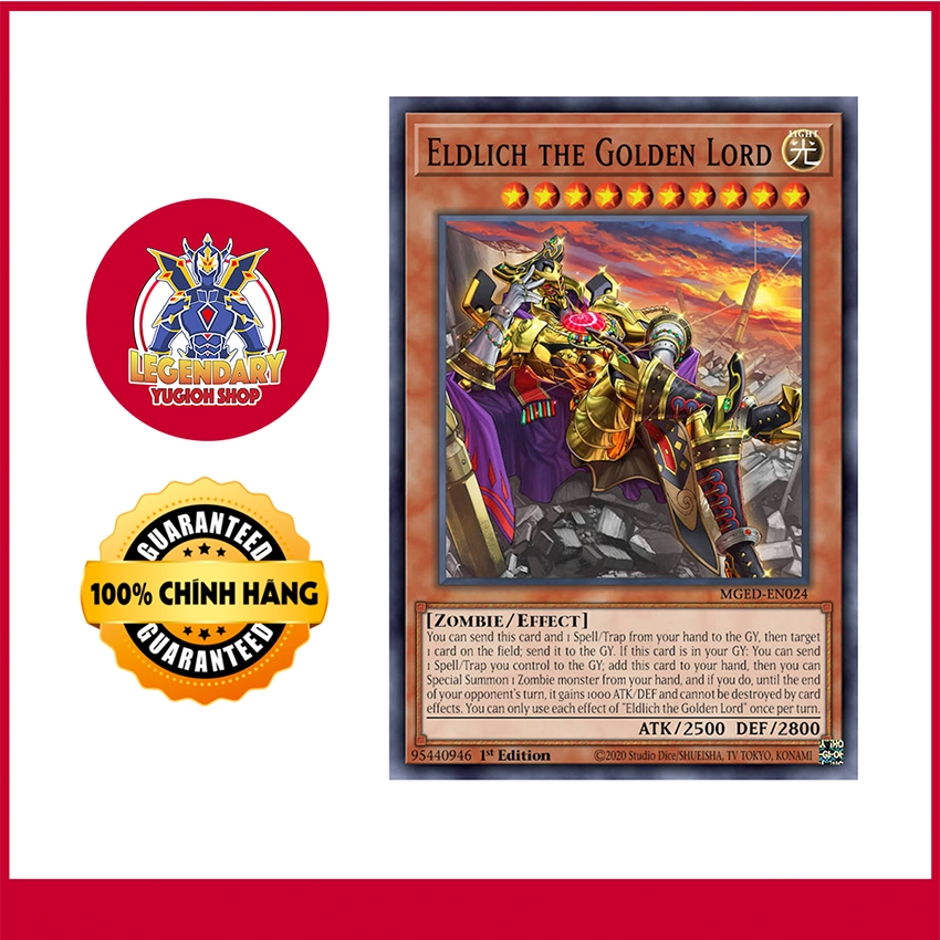 [EN][Thẻ Bài Yugioh Chính Hãng] Eldlich The Golden Lord - Alternate Art ...