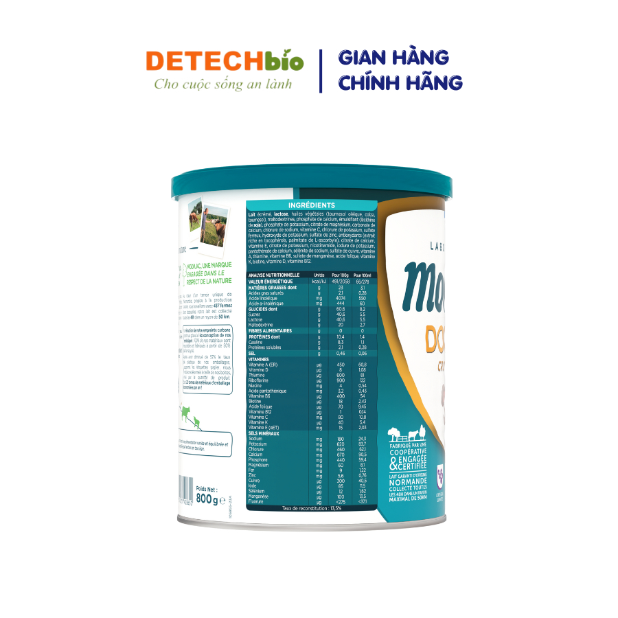 Sữa bột Modilac Doucéa Nội Địa Pháp số 1, 2, 3 800g