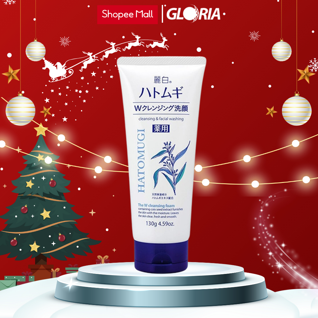 Ảnh Sữa Rửa Mặt Tẩy Trang Và Làm Sáng Da Reihaku Hatomugi Cleansing Foam 130g 2