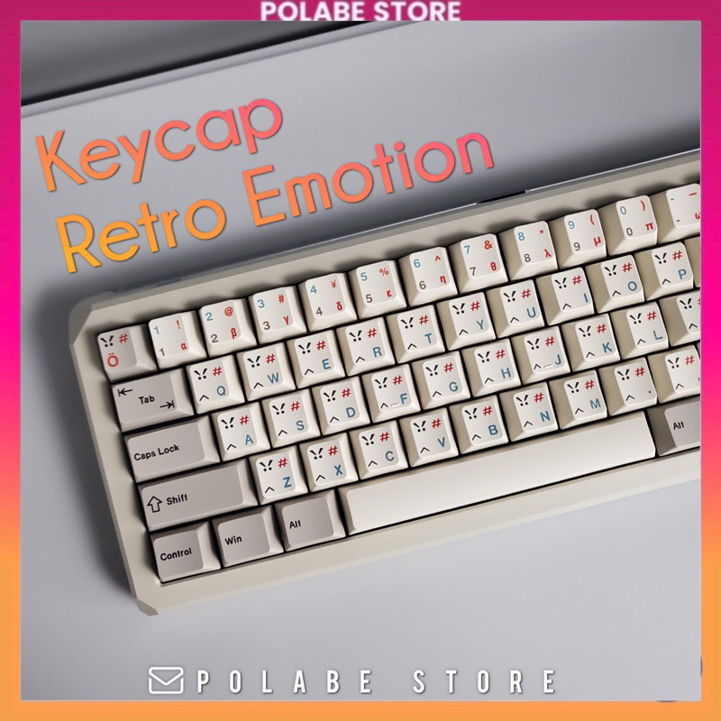 Tổng hợp Keycap Retro phong cách XMI Cherry profile keycap cổ điển Russia Japan bàn phím cơ Polabe Store | BigBuy360 - bigbuy360.vn