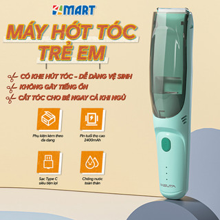 Tông đơ cắt tóc cho bé tự động hút tóc rơi khi cắt chính hãng Misuta, máy tăng đơ hớt tóc êm ái