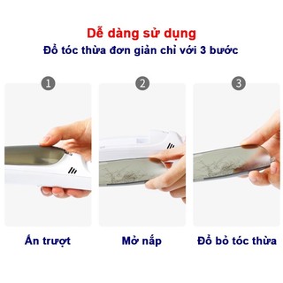 Tông đơ cắt tóc cho bé tự động hút tóc rơi khi cắt chính hãng Misuta, máy tăng đơ hớt tóc êm ái