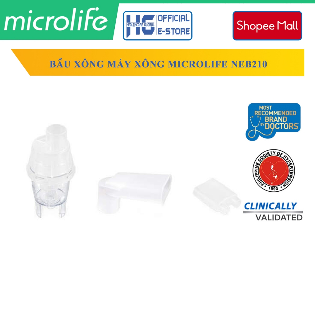 Ảnh Bầu Xông Dùng Cho Máy Xông Khí Dung Microlife NEB210 | Hàng Chính Hãng 1