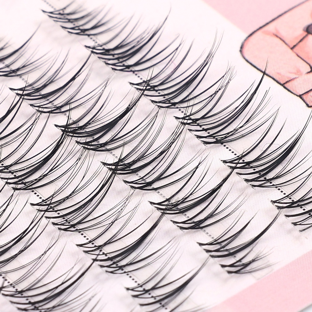 Lông Mi Giả, Mi Giả, Mi Giả Tách Sợi, Mi Giả Tự Nhiên, Mi Giả 120 cụm SHANG PIN 11mm-12mm tự nhiên chuyên nghiệp