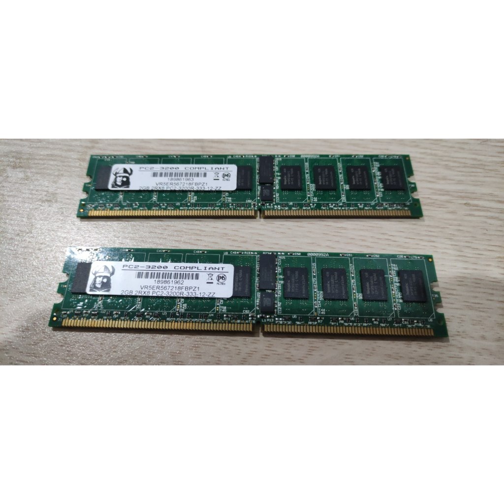 RAM Máy tính PC2-3200R-333-12-ZZ 2GB bóc máy | Shopee Việt Nam