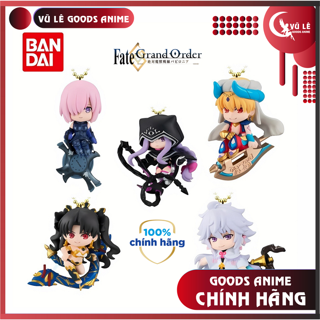 Goods Anime Fate Grand Order Keychain Mini Figure Twinkle Dolly Chính 