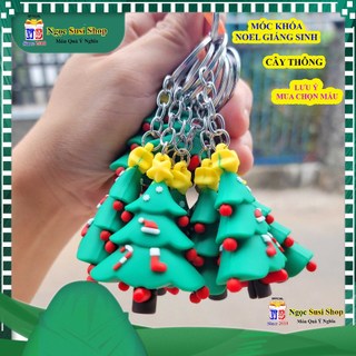 MÓC KHÓA NOEL GIÁNG SINH SIÊU DỄ THƯƠNG CHẤT LIỆU NHỰA CỨNG - Vải Nhựa Lớp phủ kim loại