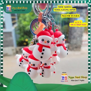 MÓC KHÓA NOEL GIÁNG SINH SIÊU DỄ THƯƠNG CHẤT LIỆU NHỰA CỨNG - Vải Nhựa Lớp phủ kim loại