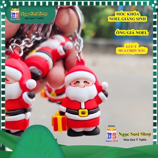 MÓC KHÓA NOEL GIÁNG SINH SIÊU DỄ THƯƠNG CHẤT LIỆU NHỰA CỨNG - Vải Nhựa Lớp phủ kim loại