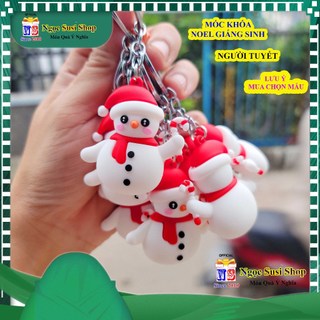 MÓC KHÓA NOEL GIÁNG SINH SIÊU DỄ THƯƠNG CHẤT LIỆU NHỰA CỨNG - Vải Nhựa Lớp phủ kim loại