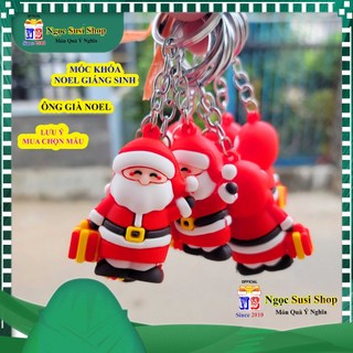 MÓC KHÓA NOEL GIÁNG SINH SIÊU DỄ THƯƠNG CHẤT LIỆU NHỰA CỨNG - Vải Nhựa Lớp phủ kim loại
