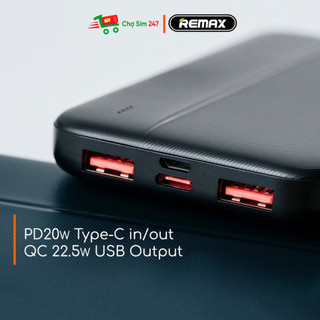 Sạc dự phòng REMAX RPP-212 - 10000mAh sạc nhanh công suất cao 22.5W - Dành cho điện thoại, máy tính bảng, tai nghe