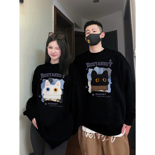 Áo hoodie đôi mùa đông mèo xanh cặp cùng người yêu nỉ bông local brand L66 quà tặng kỉ niệm [A206]