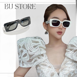 Mắt kính mát râm Bự store dáng vuông kiểu dáng Hàn quốc mắt đen Hot đen trắng mắt nhỏ 3004