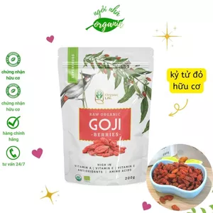 Kỷ tử hữu cơ Organic Life - kỷ tử vùng Ninh Hạ - quả to ăn ngay, pha trà, nấu các món ăn bổ dưỡng