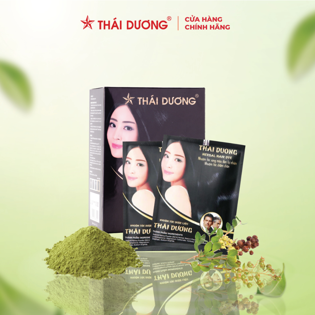 Ảnh Mua Combo 2 hộp bột nhuộm tóc Thái Dương tặng 1 Tube Thái Dương 7 Plus Gold 50g 3
