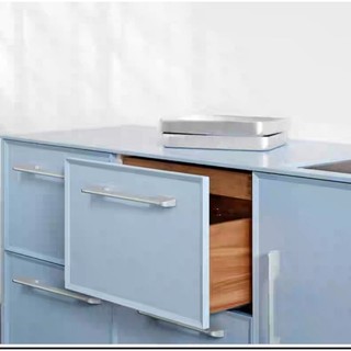Tay nắm cửa nhôm hiện đại nhiều kích thước sang trọng màu sáng