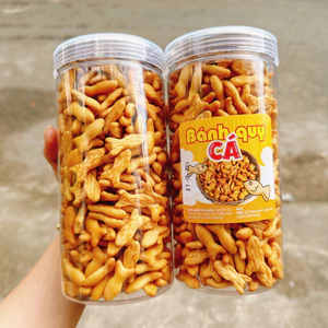 Bánh Quy Ca Bơ Ăn vặt tuổi thơ lon 220g