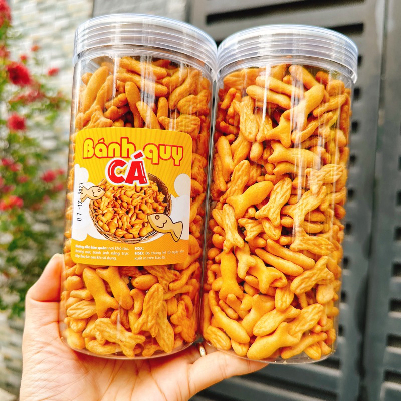 Bánh Quy Ca Bơ Ăn vặt tuổi thơ lon 220g