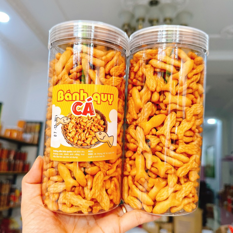 Bánh Quy Ca Bơ Ăn vặt tuổi thơ lon 220g