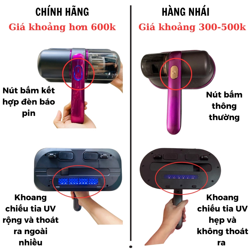 Ảnh Máy hút bụi giường nệm đệm cầm tay đèn UV diệt khuẩn REKKY không dây cao cấp, lực hút mạnh [HÀNG CHÍNH HÃNG] 2