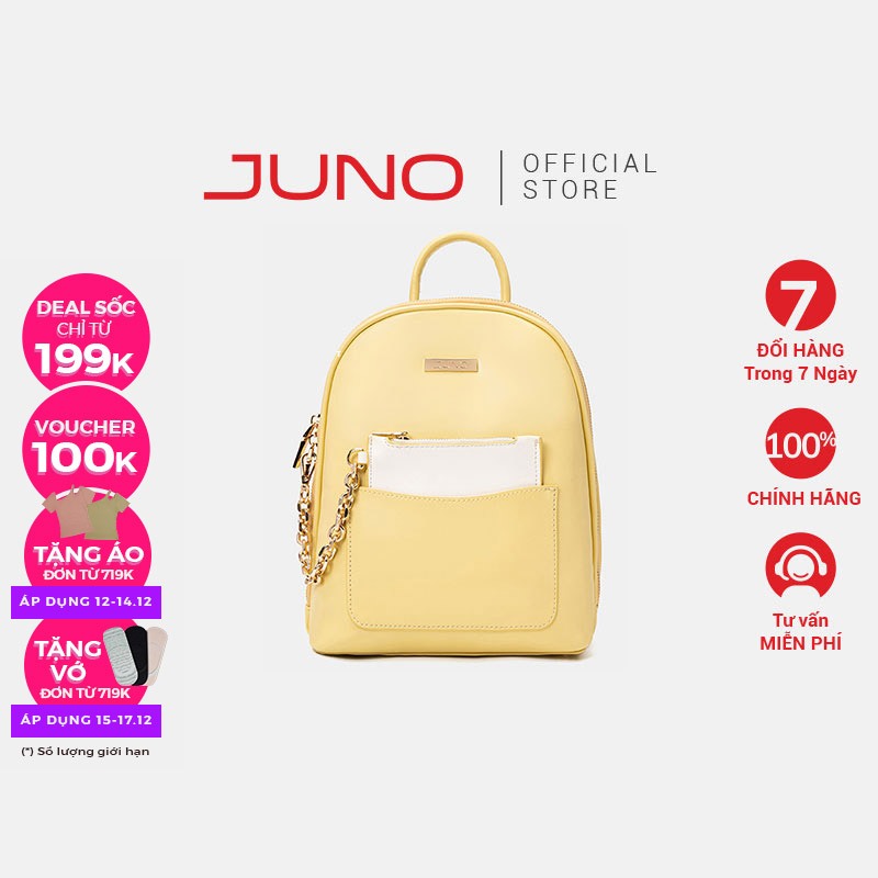 Balo Thời Trang Juno Kiểu Mặt Trước Có Kèm Túi Bl136 Shopee Việt Nam