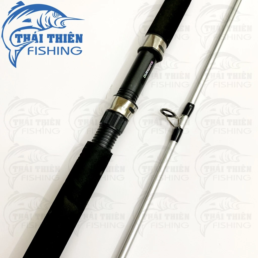 Cần Câu Cá Simano Cruzar 2 Khúc Đặc Ruột Máy Đứng