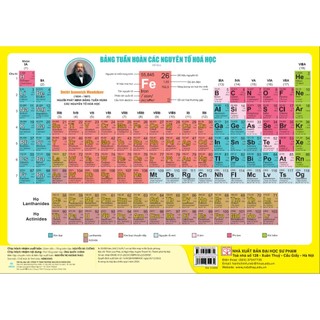 Sách - 10 Bảng tuần hoàn các nguyên tố Hóa học ( màu Vàng )
