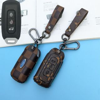 Ốp Chìa Khoá Ford Territory 2022- 2024,Bọc chìa khóa Ford Territory 2022-2024,Bao da chia khóa Territory (MÓC D)(FT)
