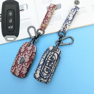 Ốp Chìa Khoá Ford Territory 2022- 2024,Bọc chìa khóa Ford Territory 2022-2024,Bao da chia khóa Territory (MÓC D)(FT)