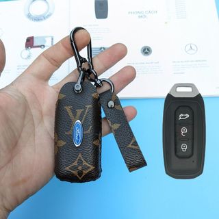 Ốp Chìa Khoá Ford Territory 2022- 2024,Bọc chìa khóa Ford Territory 2022-2024,Bao da chia khóa Territory (MÓC D)(FT)