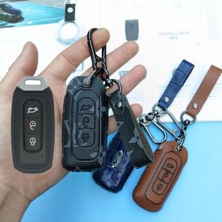 Ốp Chìa Khoá Ford Territory 2022- 2024,Bọc chìa khóa Ford Territory 2022-2024,Bao da chia khóa Territory (MÓC D)(FT)