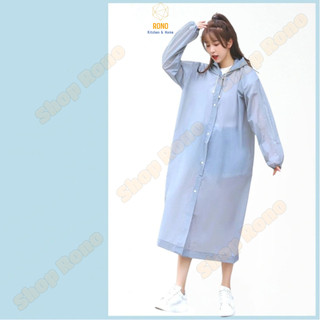 Áo Mưa Trong Suốt 1 Người Chất Liệu Cao Cấp, Có Mũ Che, Loại Áo Mưa Nút Bấm, Tiện Lợi Khi Đi Du Lịch